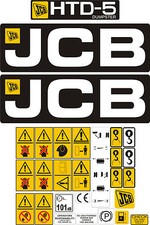 JCB HTD-5 Dumpster Decal Set 