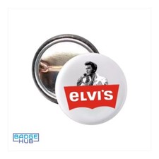 Levi Elvis Button Badge | Pin