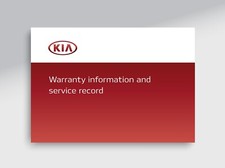 Kia Stinger Service History Book Blank For All Model