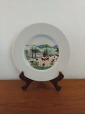 Atlas China NY, NY The Grandma Moses 10" Plate , Limited 1st Edition (A) 