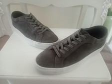 Massimo Dutti Mens Grey Suede