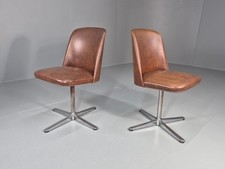 2 Vintage Swedish Swivel Desk