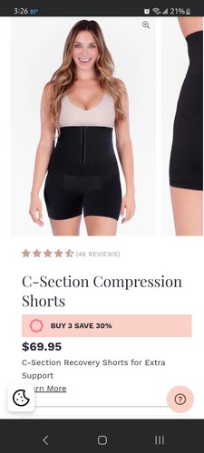Belly bandit postpartum shorts - belly,