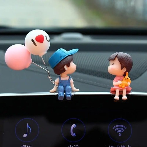 Cute car dashboard - dashboard, couple