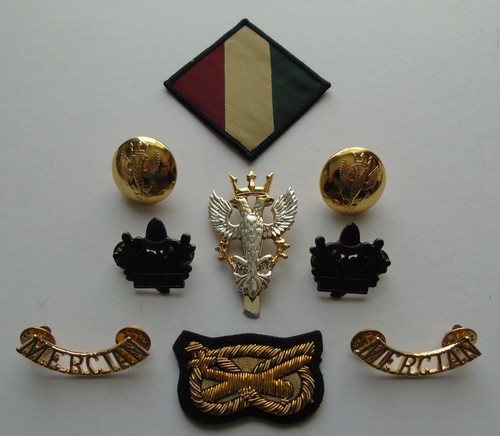 Mercian regiment cap collar - mercian,