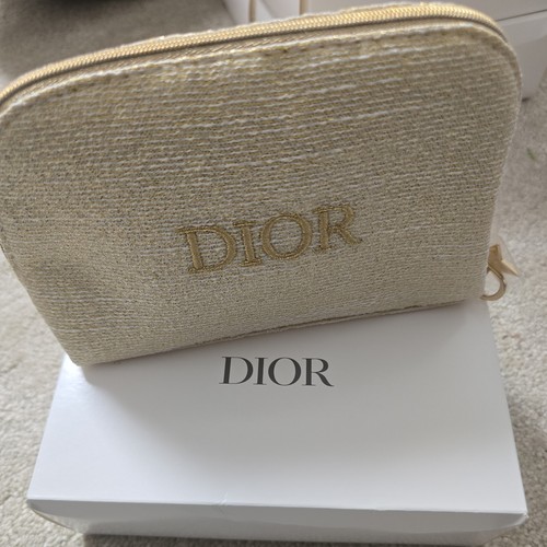 Stunning dior gold makeup bag - stunning,