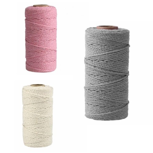 Macrame rope cotton twisted - macrame,