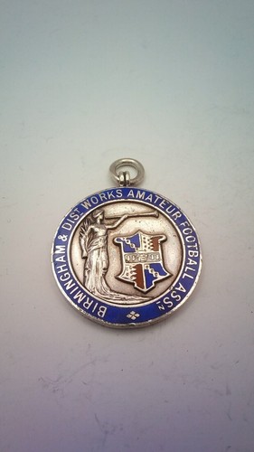 Antique football fob medal - fob,