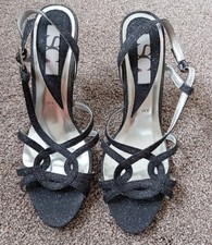 BHS Pewter, Glittery Strappy