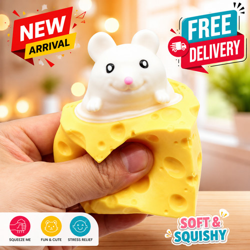 Pop mouse cheese squishy - pop,