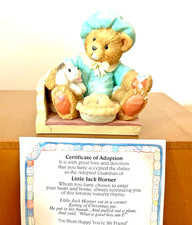 Cherished Teddies Bear Little Jack, Rare, Ornament, Figurine, Collectable, Gift.