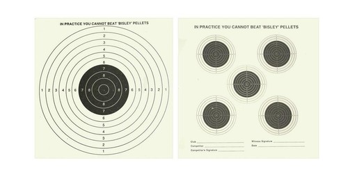 Bisley double sided targets - double,