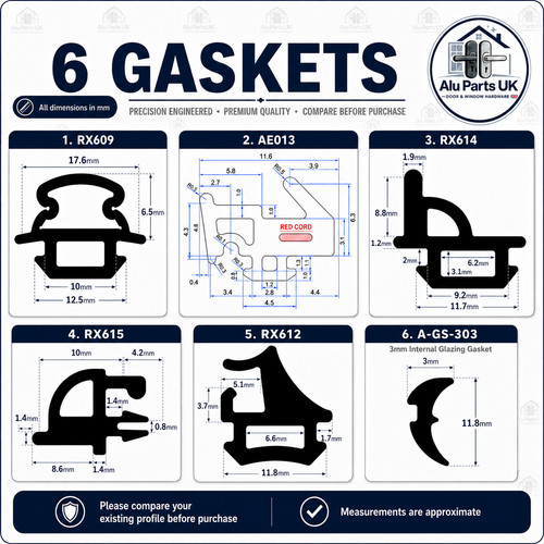 Aluk bifold door - aluk, gasket
