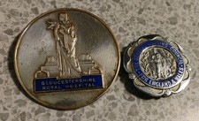 Large Gloucestershire Royal Hospital & Gen Nursing Council MENTAL Nurse Badges