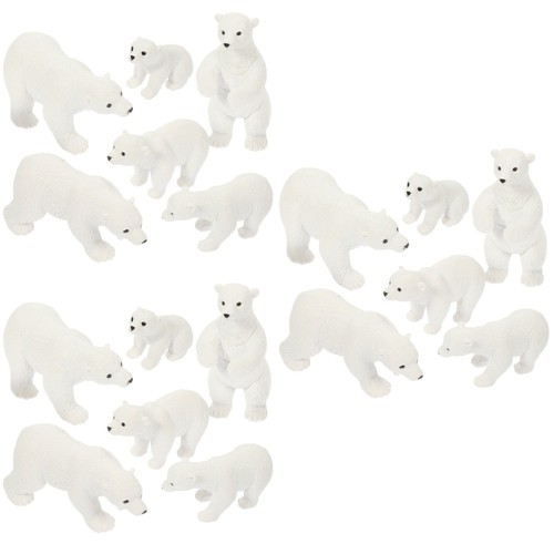 Pack polar bear decorations - pack,