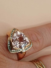 Superb 9 carat gold Morganite