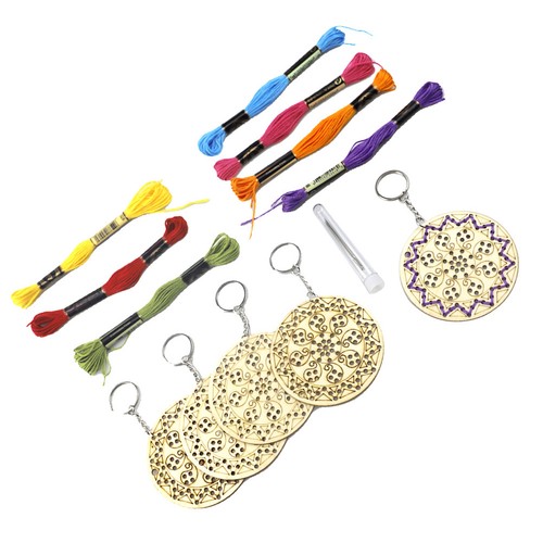 5pcs wooden cross stitch kit - 5pcs,