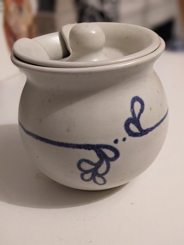Swedish art pottery lidded - pottery,