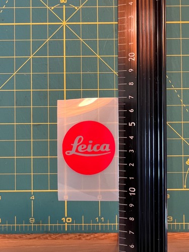 Leica logo sticker - leica, die