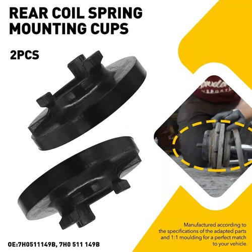 Upper rear coil - rear, rubber
