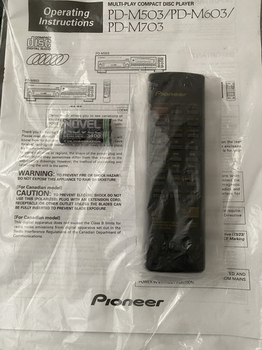 Brand new pioneer pd105 - pioneer, cu-pd105