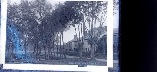 Glass negative old - negative,