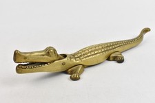 Vintage Brass Crocodile Nutcracker 37cm 1.19kg