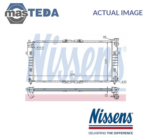 62392a engine cooling radiator - 62392a,