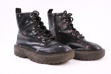 ZARA Girls Lace Up Black