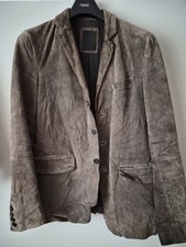 AllSaints Men's suede leather