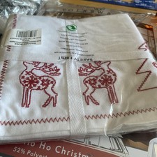 Pack Of 4 BN Christmas Red And