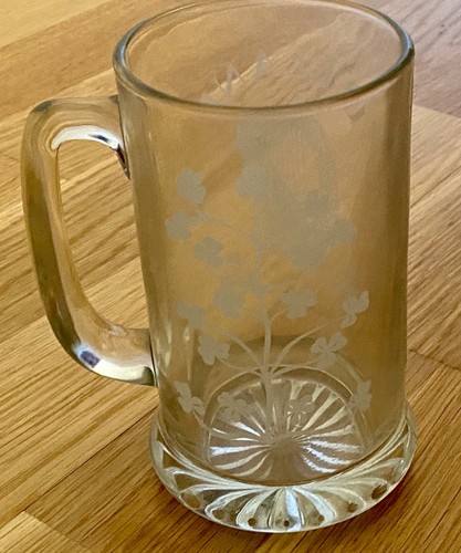 Glass irish shamrock - irish, &
