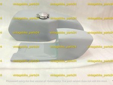 Fit Yamaha TZ RD250 RD350 TD Cafe Racer Raw Steel Petrol Tank & Seat Hood & Cap