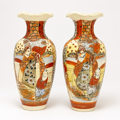 Pair japanese satsuma - pair,