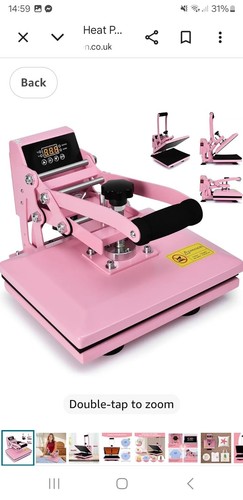 Heat press machine pink - heat,