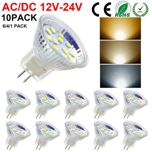 10x mr11 led bulbs 12v - 12v, gu4