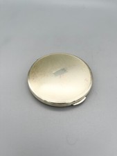 VINTAGE STERLING SILVER POWDER COMPACT, KIGU OF LONDON, 1965