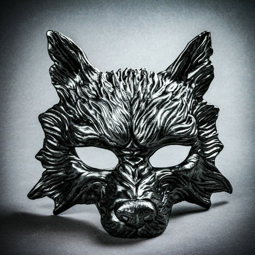 Black wild wolf animal cosplay - wild,