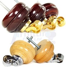 4 Turned Bun Wood Furniture