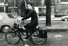 Vintage Photo Solex Moped Candice Patou Hossein 1964
