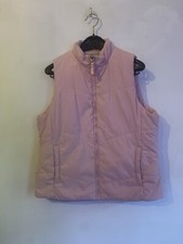 TAYBERRY, Pink-High Neck-Pockets-Warm Mid Weight-Gilet. Large