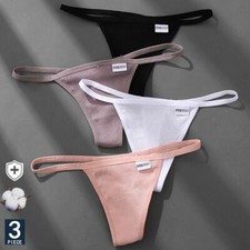 3pcs / Set M-XL G-String Panties Sexy Fashion Underwear Thong Lingerie For Women