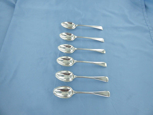 Antique set six sterling - an,