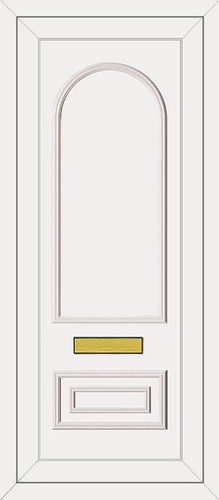 White full height upvc - full, door