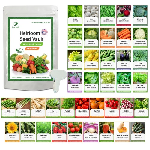 Heirloom vegetable seeds - vegetable,