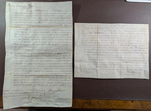 1853 vellum common pleas - 1853,