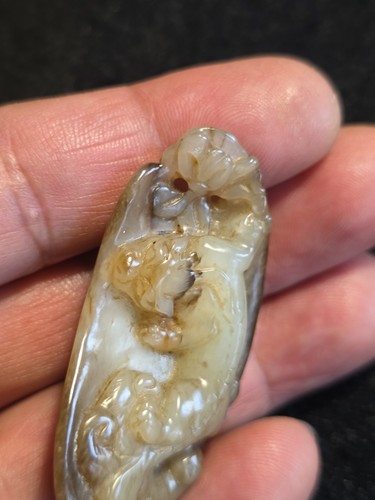 Chinese antique white jade - antique,