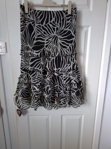 Wallis black mix tiered skirt - wallis,