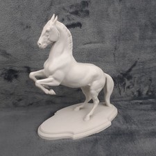 Bisque Horse Figurine Levade Pamula Du Boulay Rearing The Famous Lipizzan Art