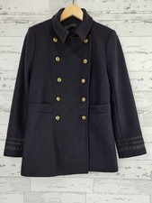 Zara Wool Blend Navy Blue